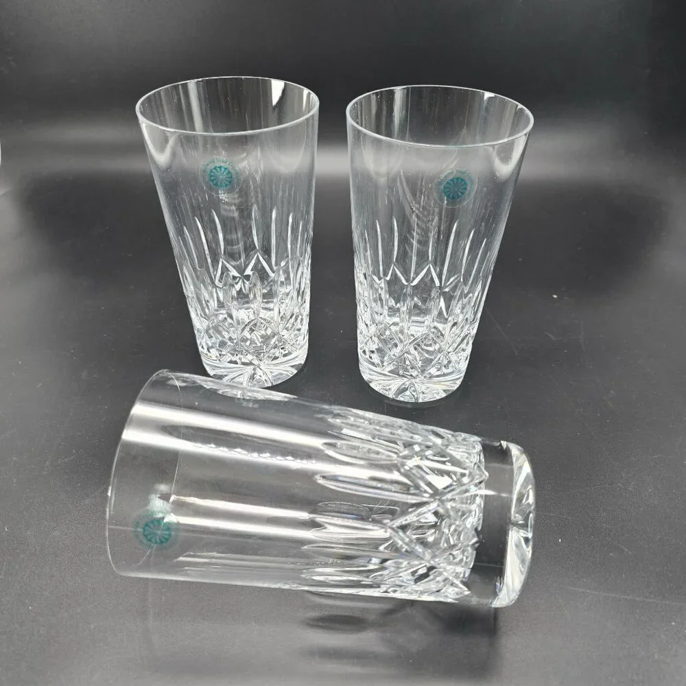 Galway Irish Crystal Baldmore Crystal Highball & Whiskey Glasses Set Of 4 DH1300 - Picture 13 of 15